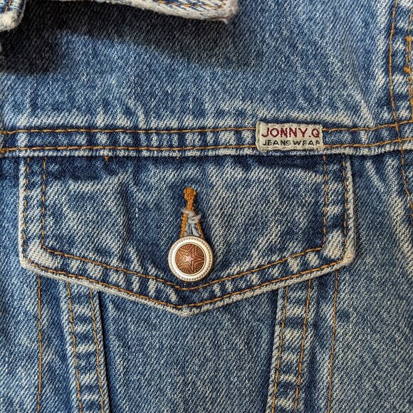 Vintage Denim Vest | Jonny Q Jeanswear Jeans Vest - Picture 3 of 10
